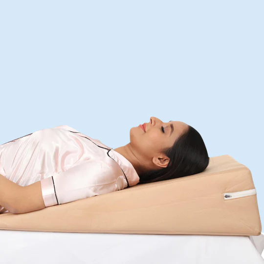 Bed Wedge Pillow for Back Pain JSB BS34 Back Cushion Support X Large Size (30″L X 24″W X 7″H)