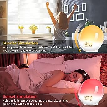 ARTINABS Sunrise Alarm Clocks, Wake Up Light