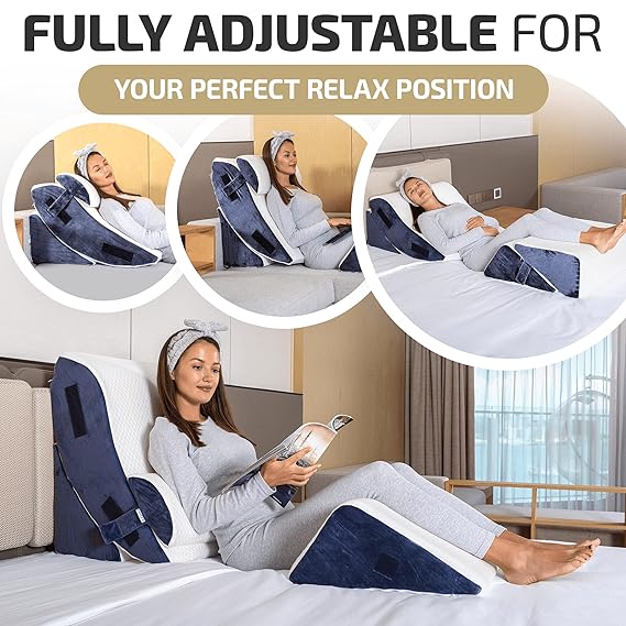Luxone 5 Pcs Adjustable Relaxing System W Leg Elevation Pillow