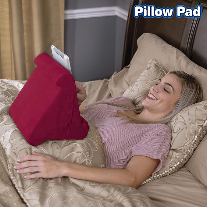 Ontel Pillow Pad Multi Angle Soft Tablet Stand