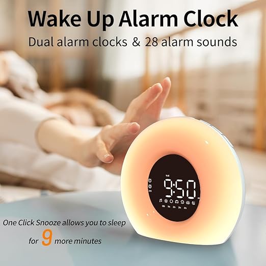 Orange Sleep Wake Up Light