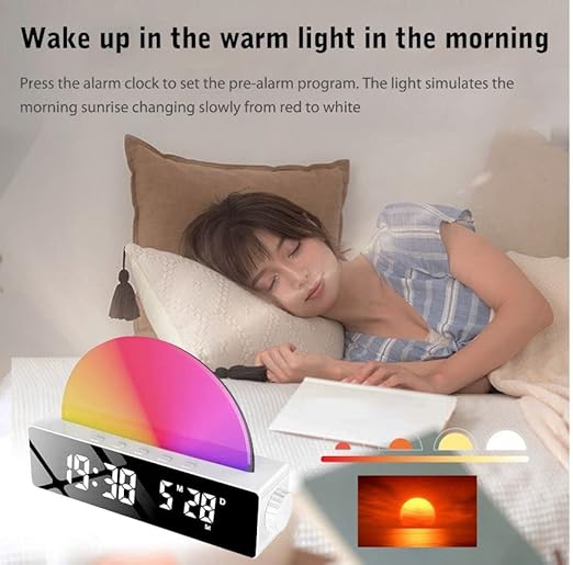 Prakal Sunrise Alarm Clock Wake Up Light