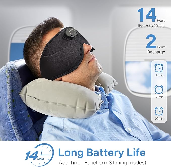 Sleep Silk Bluetooth Wireless Eye Mask