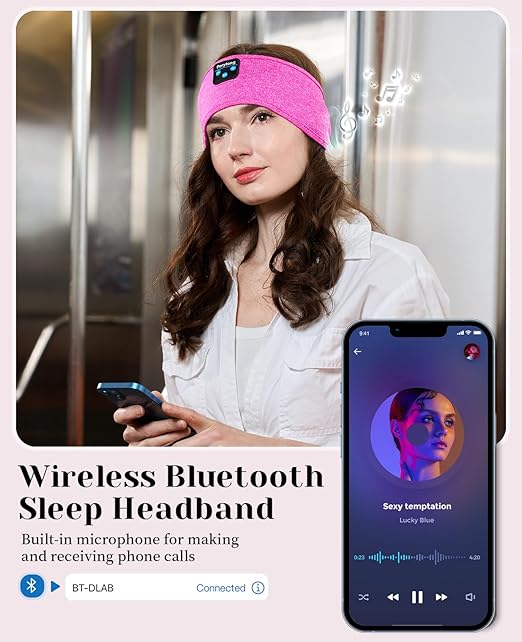 Sleep Headphones Wireless Comfortable Earbuds Headband