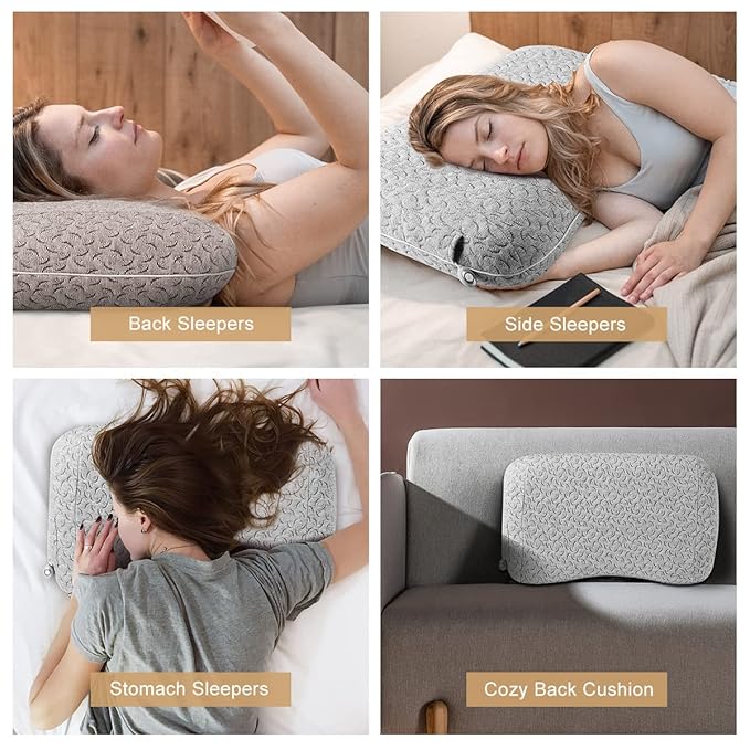 Bedokey Sleep Neck Memory Foam Pillow