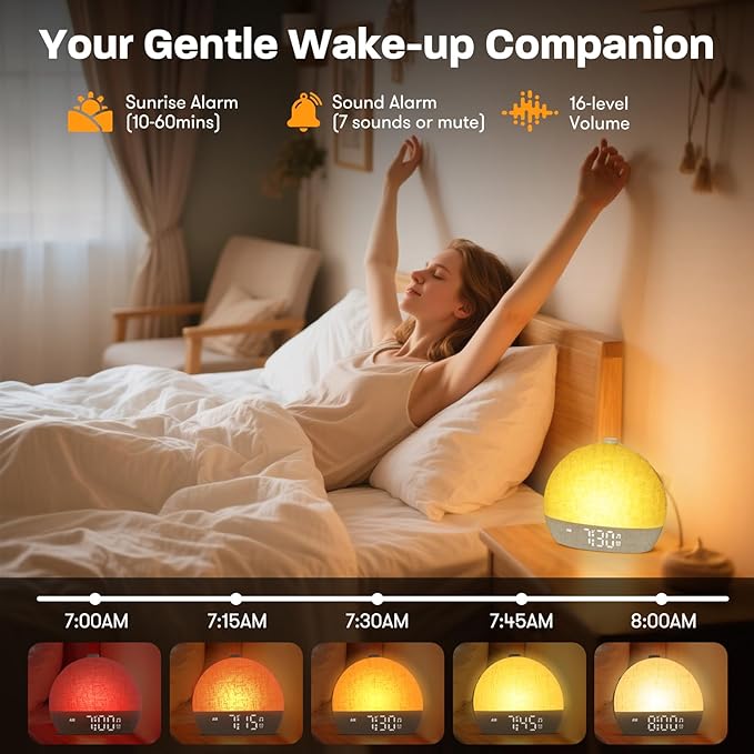 Sleep Wake Up Light Alarm Clock