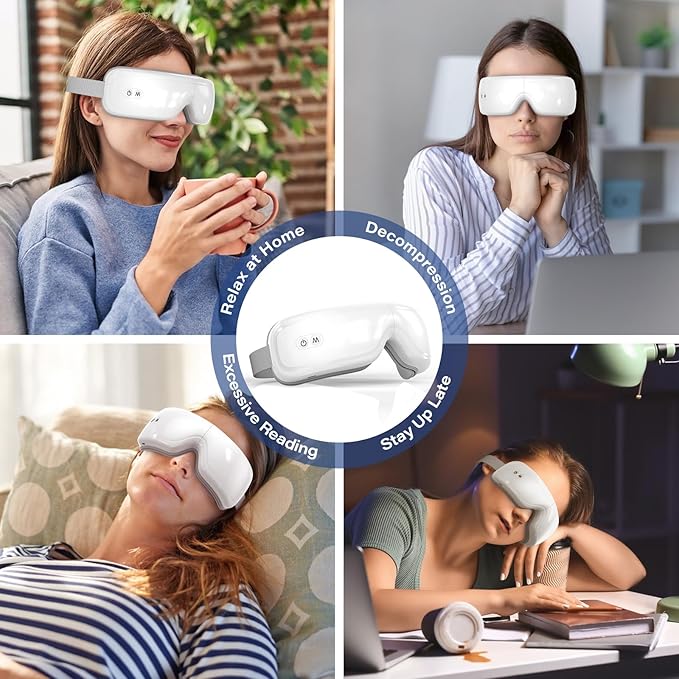 Wertyi Sleep Portable Wireless Rechargeable Eye Massager
