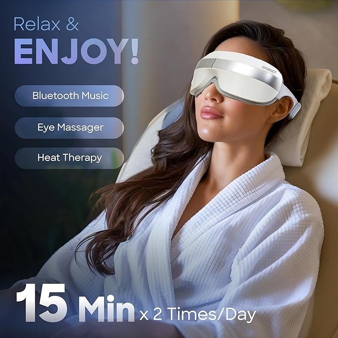 Havnsea Sleep Bluetooth Music Vibration Eye Massager